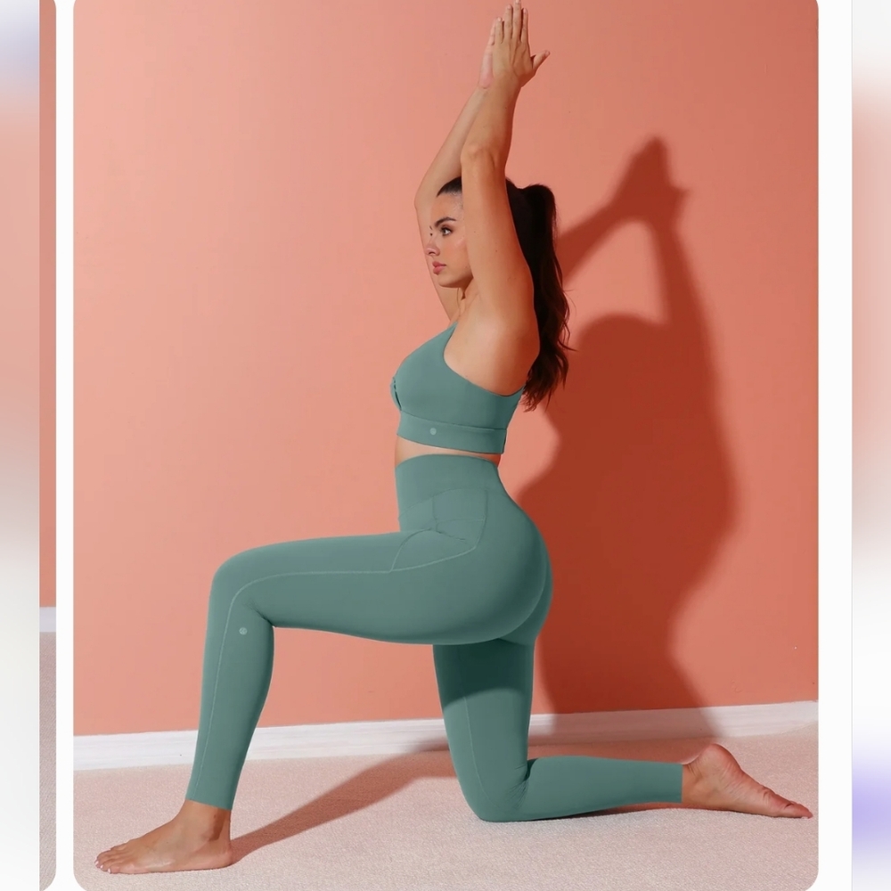 Women's Green Yoga Set